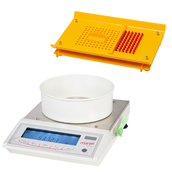 Balança AD330FS CAL + Encapsuladora Completa Branca ou Cúrcuma de 180