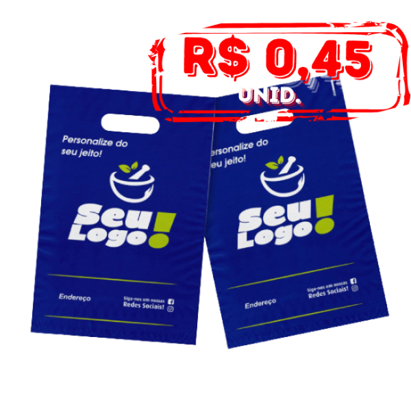Pack c/14000 - Envelope para Delivery (com alça) - 20x37 - Personalizado