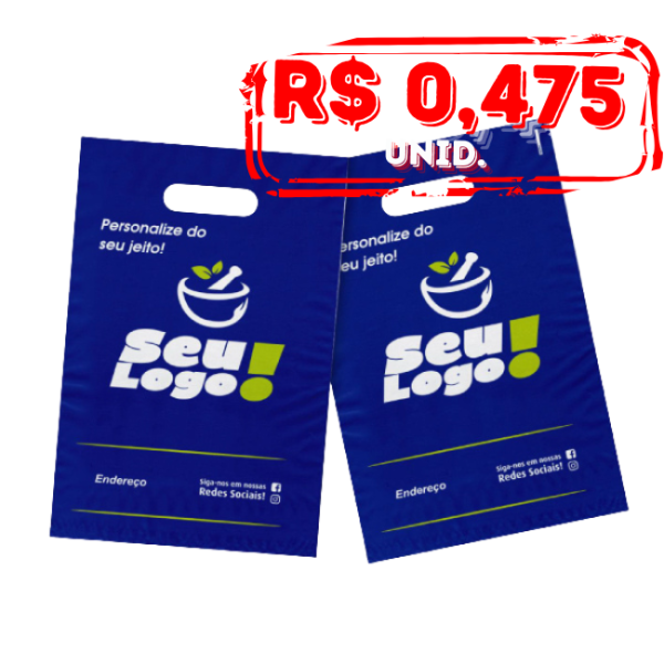 Pack c/14000 - Envelope para Delivery (com alça) - 32x47 - Personalizado