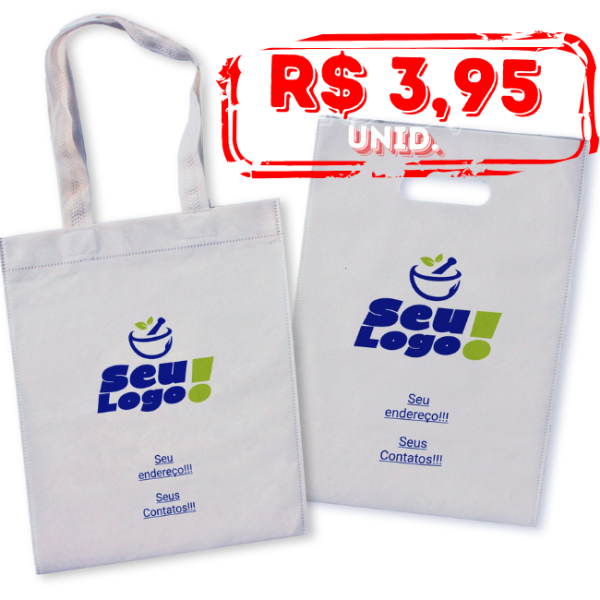 Pack c/3000 - Sacola em TNT - 40x50 - Personalizado